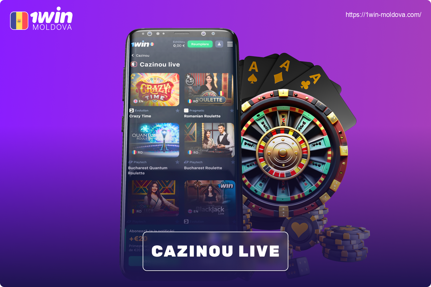 Pentru jucătorii moldoveni care doresc o experiență autentică de cazinou, secțiunea de cazinou live 1win oferă peste o sută de jocuri